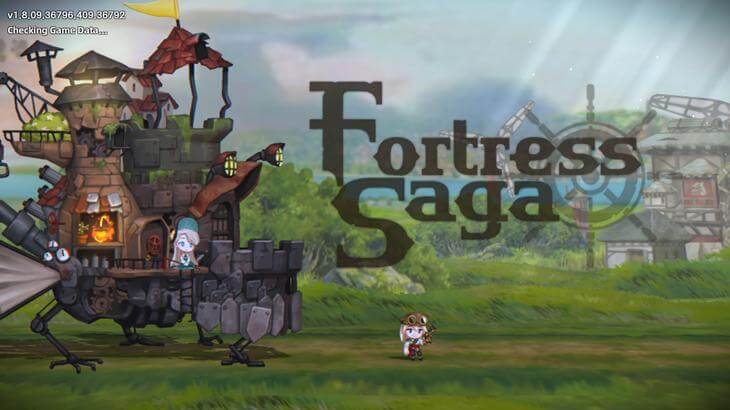 フォートレスサガのタイトル画面