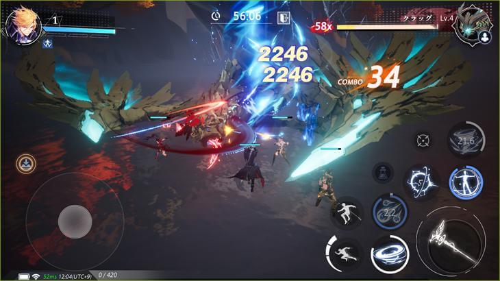 クリスタル・オブ・アトラン（COA）のバトル画像