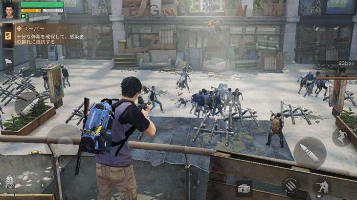 ライフアフターのバトル画像