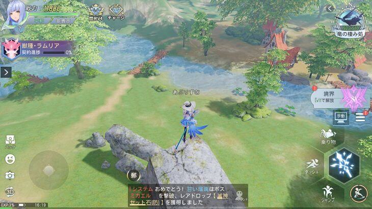 ドラゴンガーディアンのフィールド