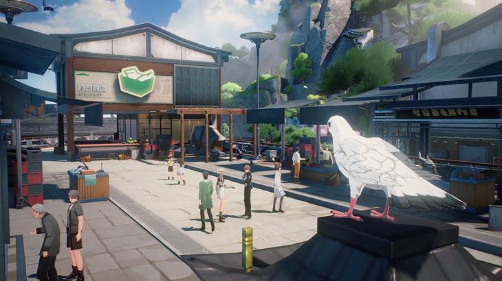 鳴潮の街中グラフィック画像