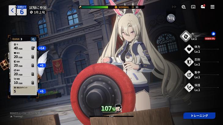 スターセイヴァーのトレーニング画像