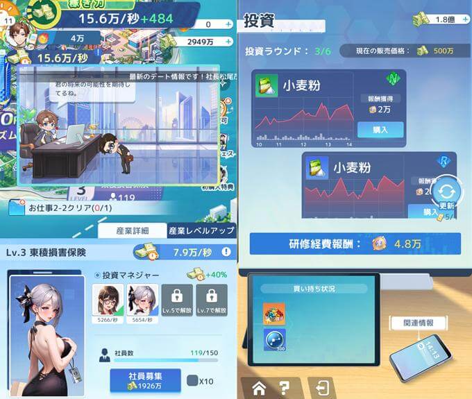 恋は職場でのビジネスコンテンツ